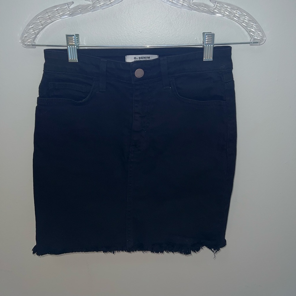 Black jean skirt size small